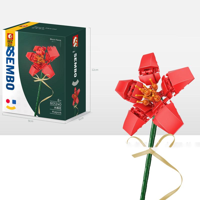 Blocuri de construcție Buchet de flori eterne compatibile cu blocuri de construcție asamblate Lego Jucării Pentru