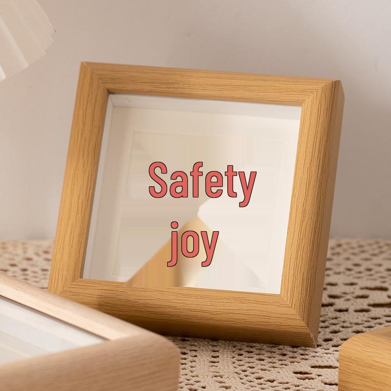 3D Полая Деревянная Светящаяся Квадратная Фоторамка – Подходит для 4x6  Маленькая Настольная или Настенная