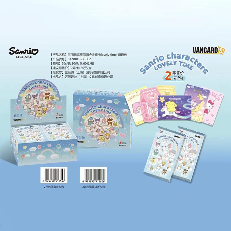 Genuine Card Polaroid Family Heartbeat Wink Life Diary HelloKitty Kuromi Pink Cute Collection Card Kids Toys Gifts