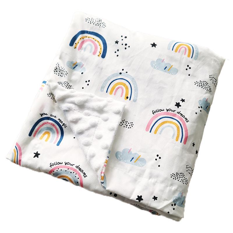Coperta/Trapunta Rassicurante per Bambini in Cotone Twill a Doppio Strato