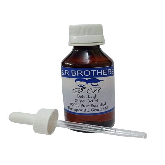 Foglia di Betel S.R Brothers (Scarabeo pifferaio) Olio essenziale di grado terapeutico puro e naturale in plastica con contagocce