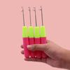 5pcs/set Metal Crochet Hook Needle Knitting Micro Hook Needle Dreadlock Crochet Needle  Twist Hair