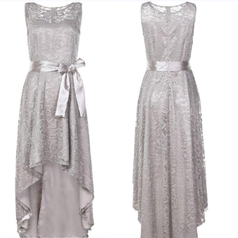 Elegant Womens Lace Long Bridesmaid Dress For Formal Weddings And Cocktail Parties