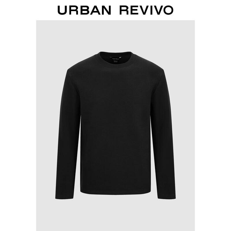 

UR 2026 Spring Men s Casual Crew Neck Long Sleeve T-shirt S