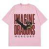 Imagine Dragons Mercury Tour Concert T Shirt Rock Band Tshirt Men Women Harajuku Cotton Loose Short Sleeve Top