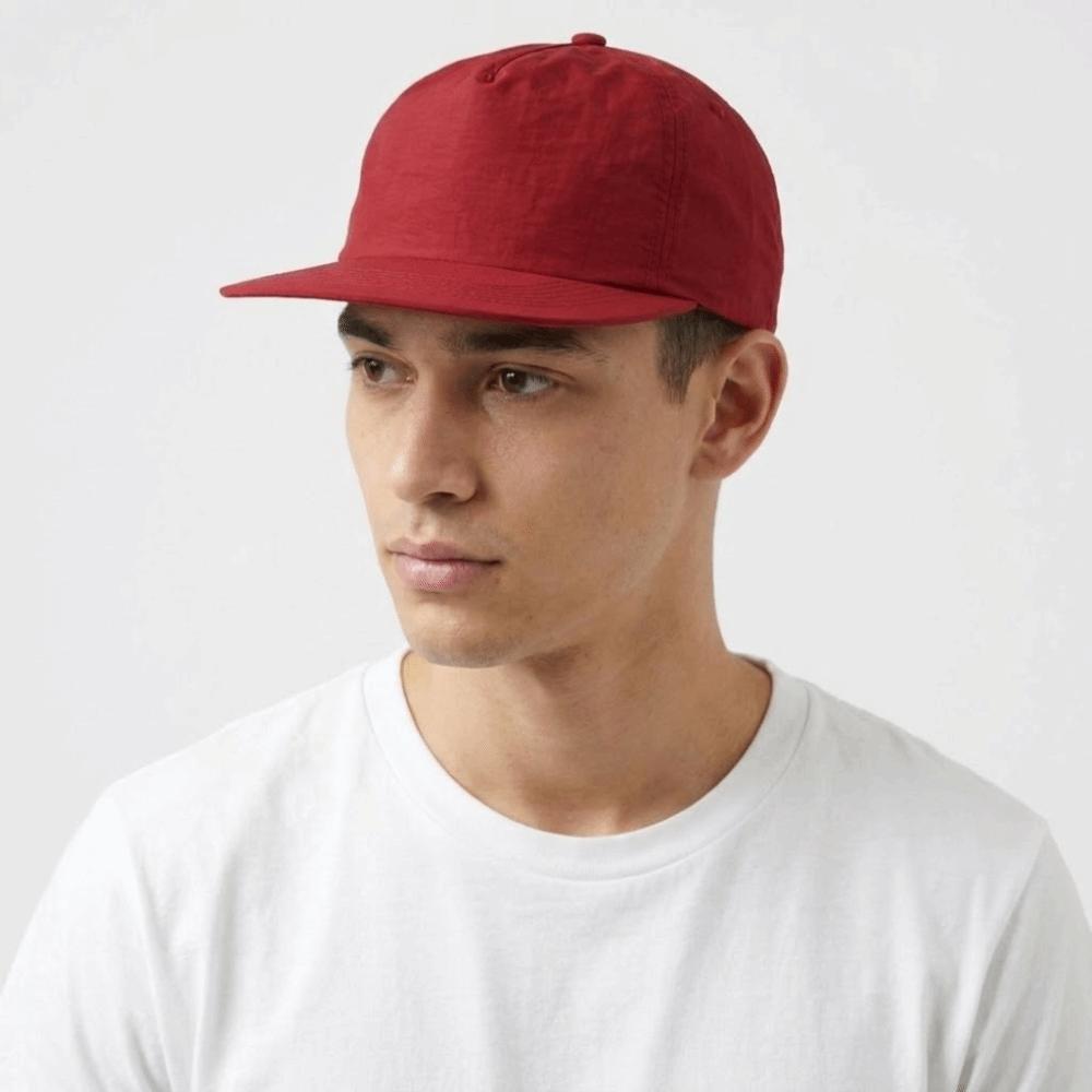 Atmungsaktive Baseballkappe mit Sonnenschutz Leichter Sport-Sonnenhut Modische Schirmmütze Herren