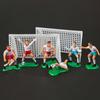 Soccer Ball Goal Player Figurine Cake Toppers Football Cake Decoration For Men Boy Birthday Party Sport Soccer Theme Supplies