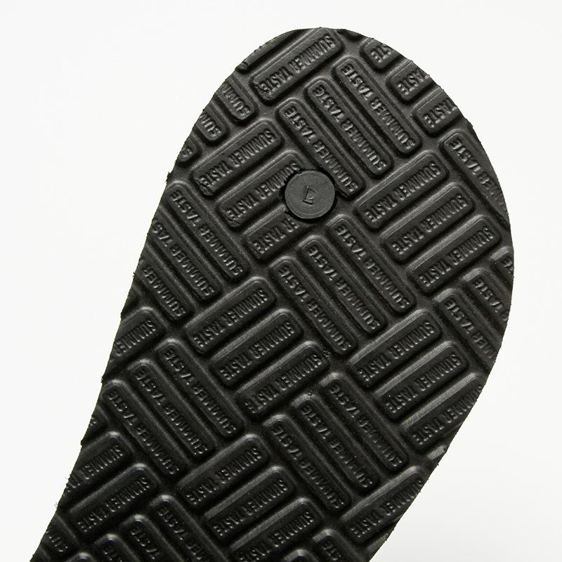 New flip-flops men's slippers  outdoor wear summer pinch foot non-slip soft bottom seaside beach sandals