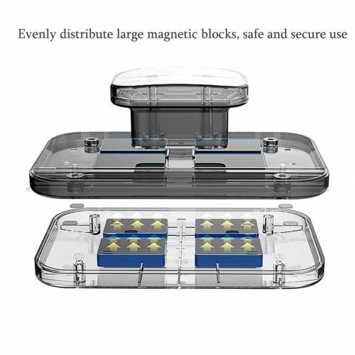 Professional Window Cleaning Tool for Double-Sided Window Cleaning, Magnetic Glass Wiper, Labor-Saving, Magnetic Window Cleaner with Safety Rope To Pr