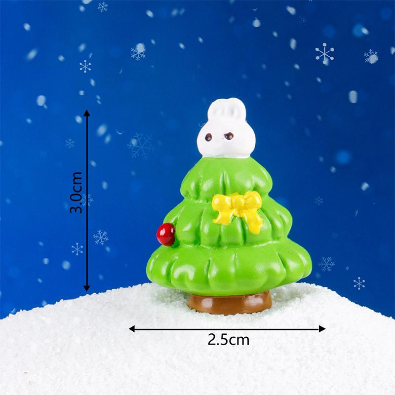 

Мультфильм Санта-Клаус Снеговик Миниатюрные фигурки Милые рождественские настольные украшения Творческие украшения своими руками для дома Аксессуары Подарки