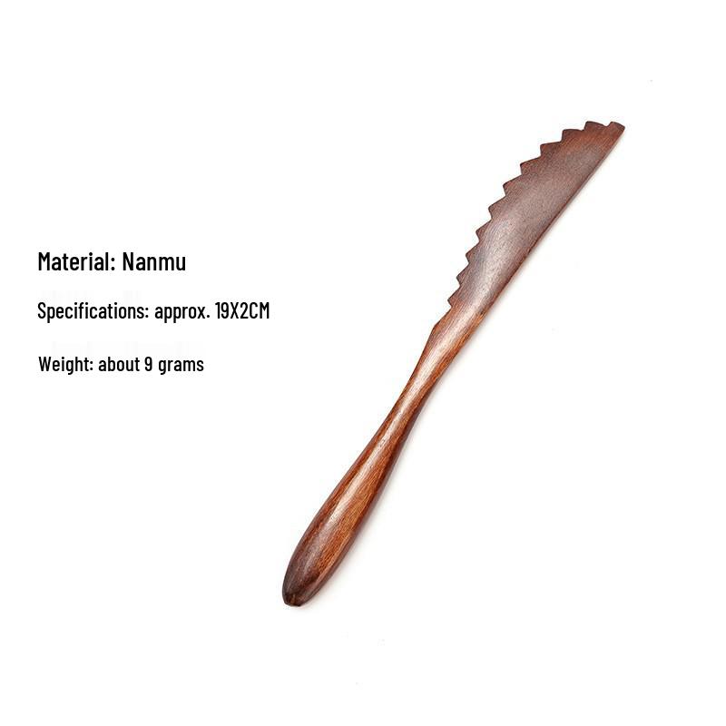Camphor Wood Multi-Purpose Spoon Set: Coffee, Milk Tea, Honey, Dessert, Soup & Fork for Adults and Children.