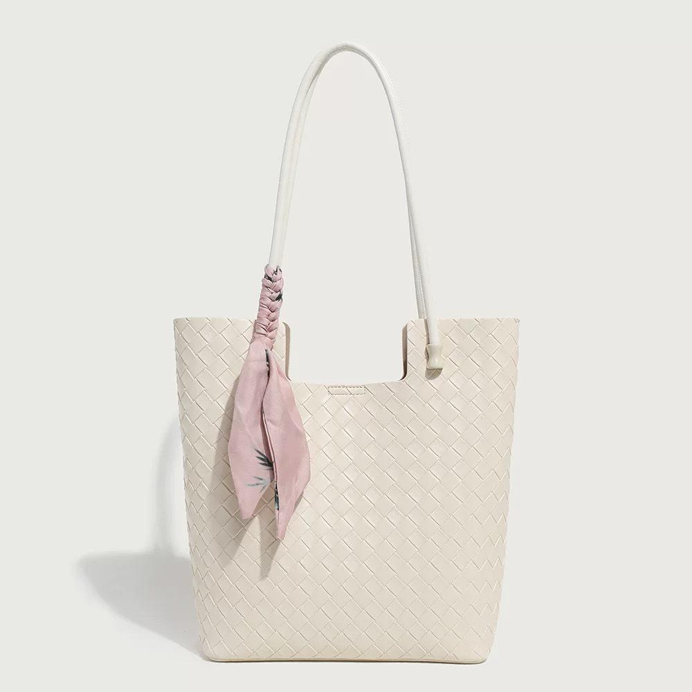 Стильная женская сумка-ведро большой вместимости 2024 года для поездок на работу