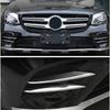 Front Bumper Fog Lights Eyelid Eyebrow Outer Garnish Molding Cover Trim Fit For Mercedes Benz GLC X253 2015 -  Accessories