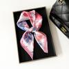 French thin small square scarf silk scarf women's spring new neck scarf temperament light luxury decorative scarf neck protection wholesale