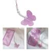 Y2k Girl Heart Butterflies Tassels Pendant Crystal Acrylic Bead Keychain Sweet Car Bag Accessory Phone Shell Pendant