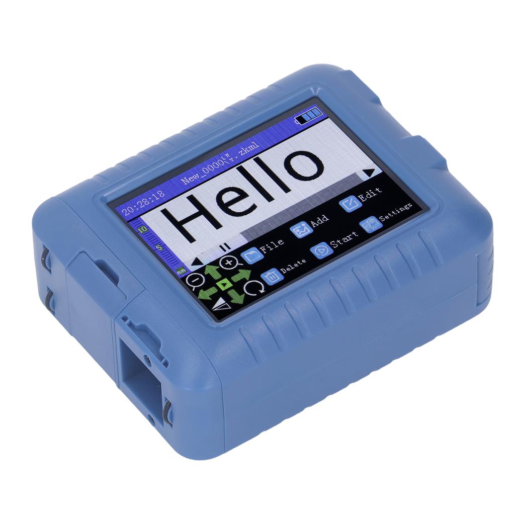 12.7mm 3.5in Mini Smart Inkjet Printer Blue Looking Type C DPI Adjustable QR Code Printing Machine