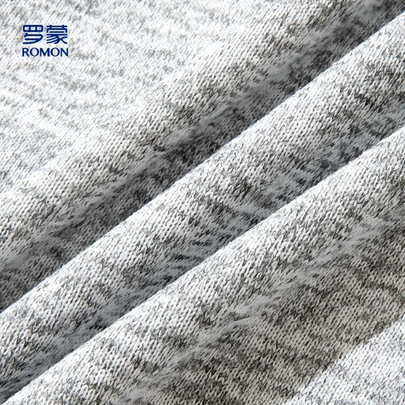 Romon Women's Heather Fabric Hooded Cardigan Jacket