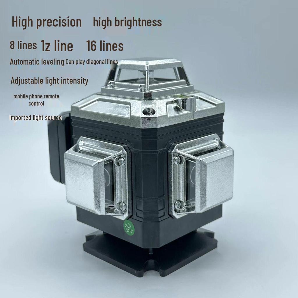 New Anping 12-Line High-Precision Green Laser Level with Wall-Hugging Infrared for Outdoor Use