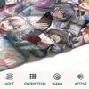 1Pc Hypnosis Mic Print Flannel Blanket, High quality Comfortable for All Seasons, Home Decor, Warmth and Comfort, Perfect for Christmas Gifts