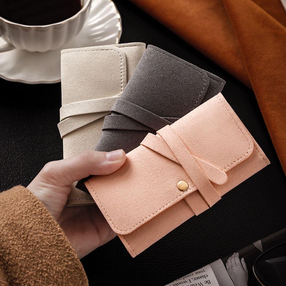 Roll Up Design Jewelry Storage Bag PU Leather Ring Holder Portable Jewelry Pouch Travel Use