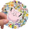 10/30/50/100pcs Cute Pikachu Art Graffiti Stickers Kawaii  Decals DIY Skateboard Helmet Laptop Classic Anime Sticker Pack