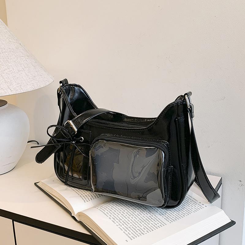 Y2k Harajuku Shoulder Bag Women Korean Transparent Bags School Crossbody bags Female Japanese Designer Preppy Handbags Purse sac