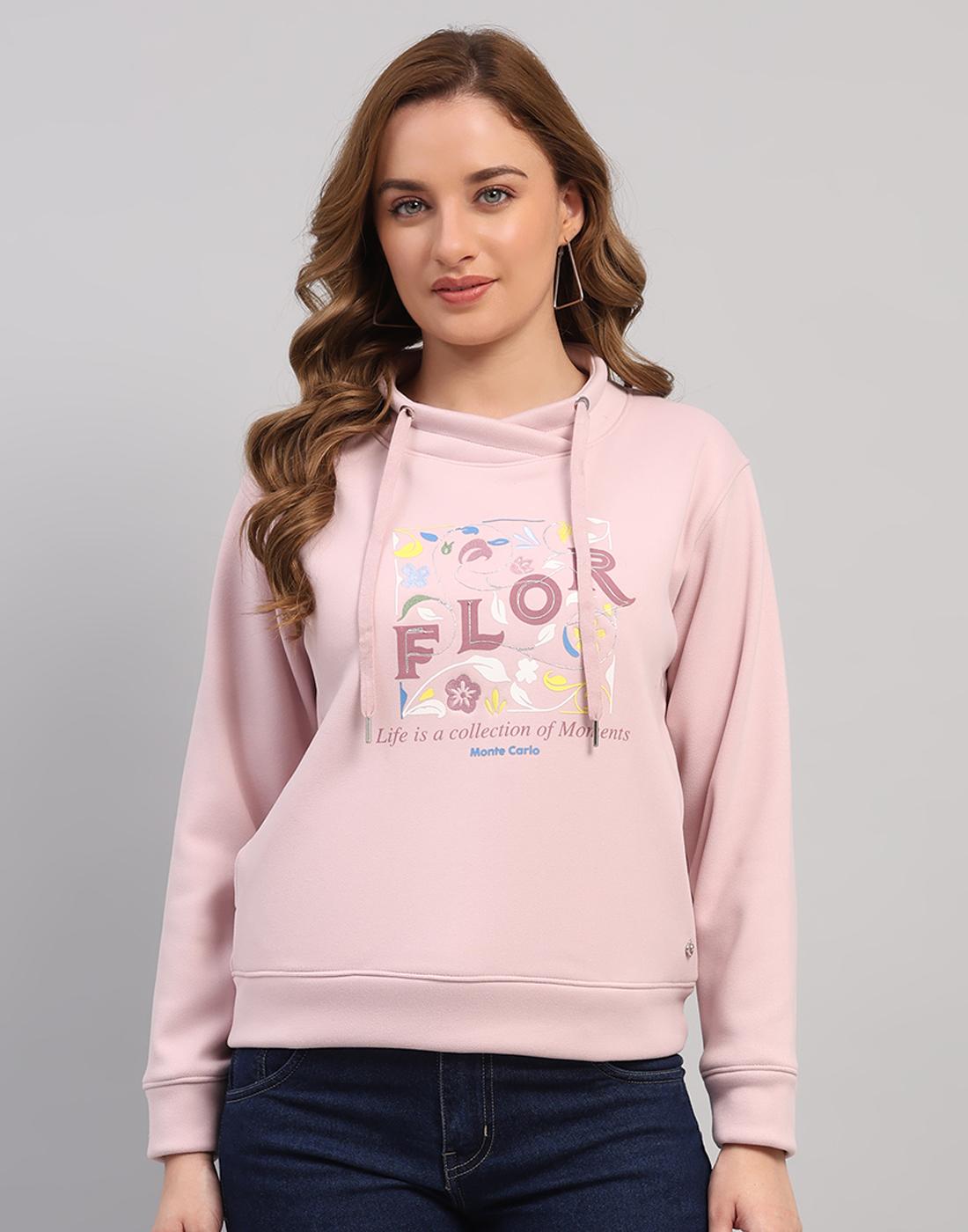 

Monte Carlo Women s Turtle Neck Full Sleeve Sweatshirt XXL рожевий