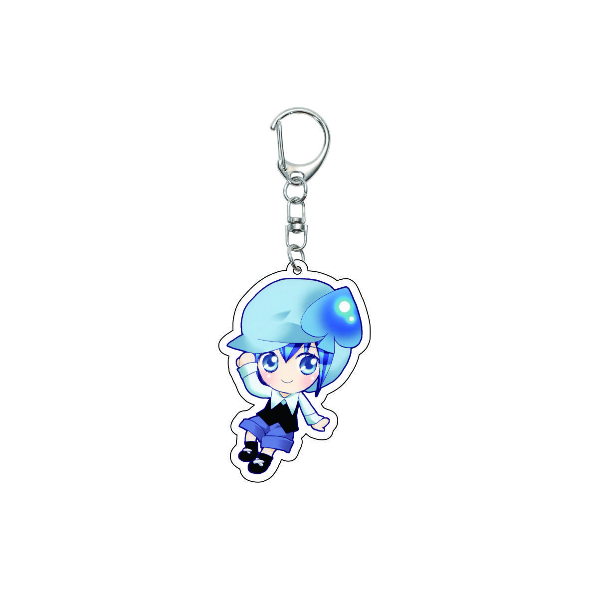 

55MM Anime Shugo Chara Keychain Yume Hinomori Kuroya Kaito Haruto Yashiro Key Chain Acrylic Model Plate Christmas Gifts 55MM
