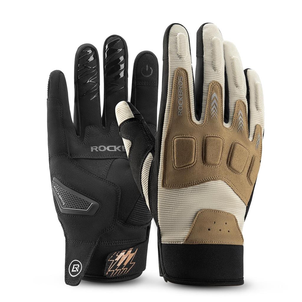 ROCKBROS Motorcycle Gloves for Smartphone Full for and Men and Women Spring/Summer, Compatible, Protective, Shockproof, Anti-Slip, Durable,