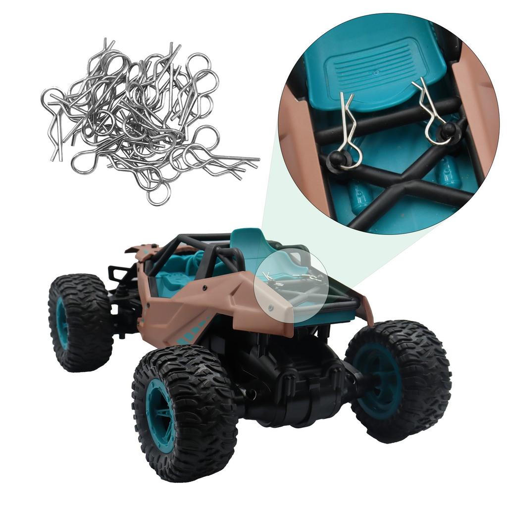 RC Body Clips Pins Rc Car Body Clips R Pins Stainless Steel Parts 6 Colors  (180Pcs)