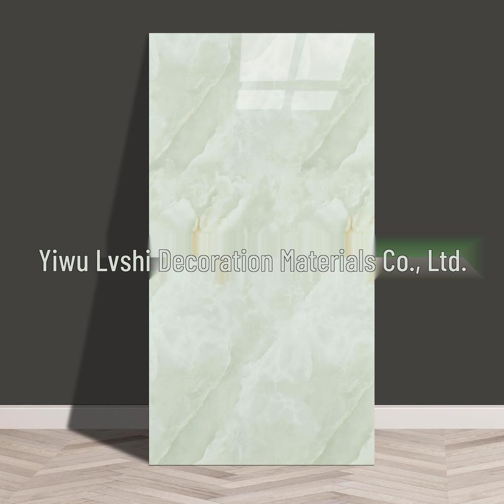 Self-Adhesive Marble Tile Wall Stickers, Aluminum Plastic Panels for Living Room Decoration