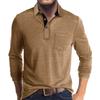 Autumn Men'S Polo Shirt Lapel Pocket T-Shirt Mens Business Casual Long Sleeve Tshirt Tees