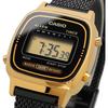 Casio Ladies Digital Watch Gold Black Mesh Band La670wemb 1