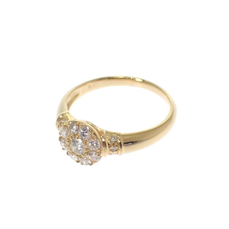 no brand  #13(JP Size) ring K18 yellow gold Women