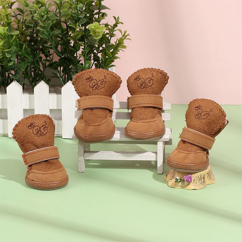 

Новые питомцы Снежные ботинки Кошка Собака Плюшевые Хлопковые Ботинки Мягкие Удобные Моющиеся Весна Зима Маленькая Собака Теплая Обувь Товары для Питомцев No. 1