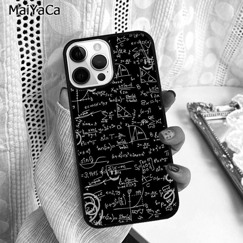 

Math Formulas Equations Funny Phone Case Cover For iPhone 17 Air 16 15 plus 11 12 13 14 pro max shell coque iPhone 11pro max