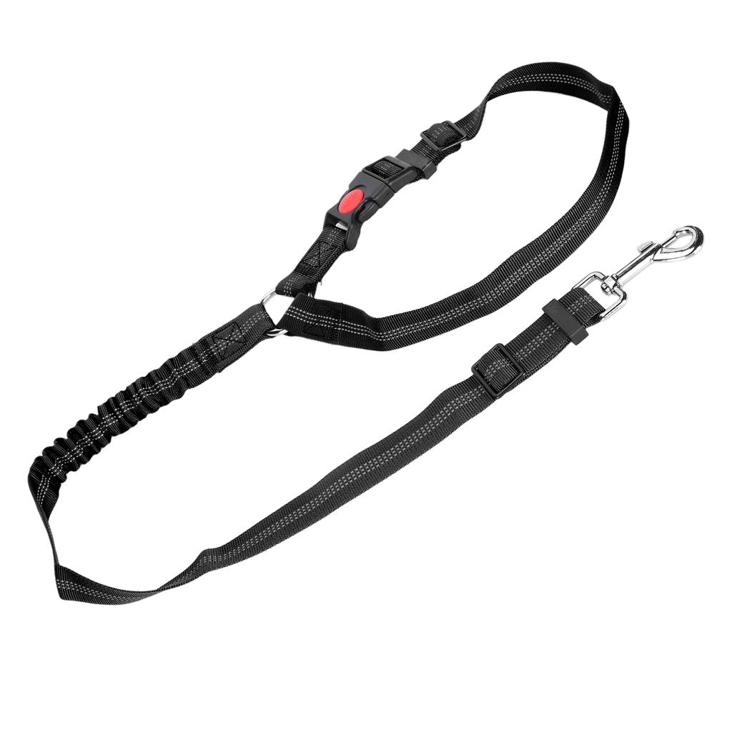 Pet Adjustable Headrest Seat Belt Dog Nylon Reflective Safety Seatbelt Strap for Car