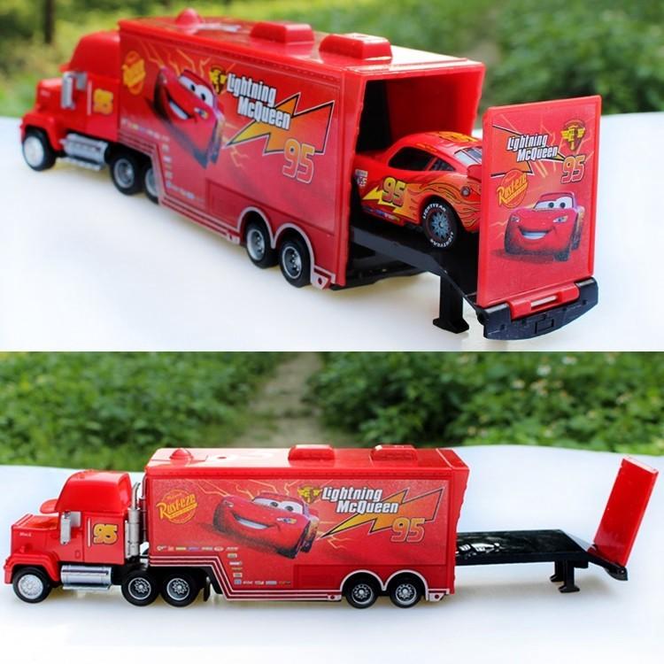 Disney Pixar Car No.95 Mack Racer's Truck Mcqueen 155 Model Kid Toys High-quality Craftsmanship