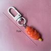 Funny Barbecue Keychain Creative Simulation Food Keyring Mini Meat Skewer Model Pendant Bag Hanging Ornament Gifts
