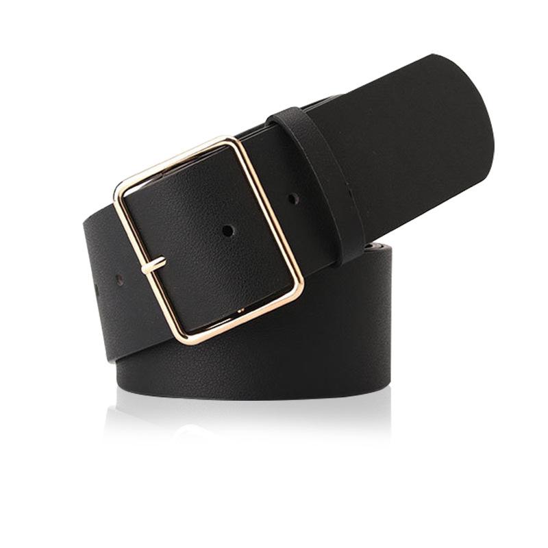 Schicker Damenbreitgürtel mit Schnalle: Stilvolles Accessoire für Daunenjacken, Trenchcoats und Jeans