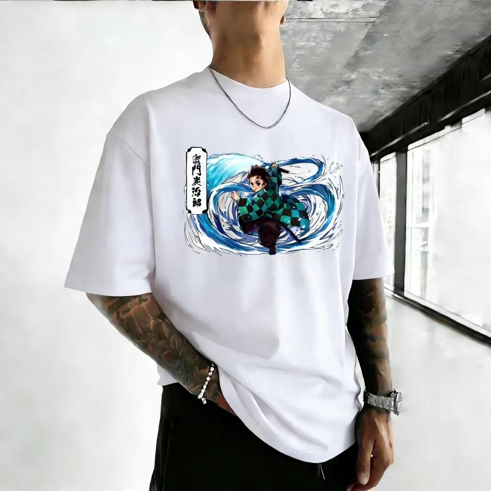 Mens and Womens Cotton TShirt  Demon Slayer  Jirosuke Kamitani  Summer 2026 ShortSleeved Shirt