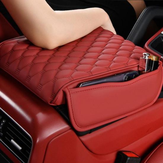 1x Car Interior Accessories Armrest Cushion Cover Center Console Pad Protector