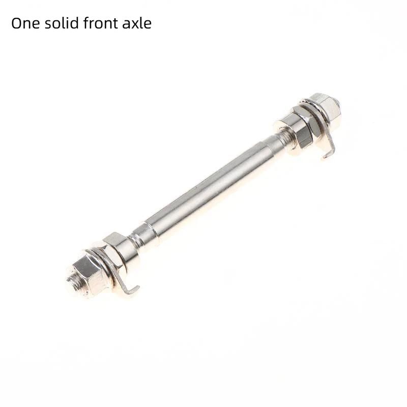 

1/2Pcs Solid Axle Hub With Bearings Front And Rear Axles For Mountain Bike Bicycle Axle Core With 6200Rs Bike Parts 1