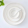 Zhi Shi Premium Gold Rim Ceramic Tableware Set