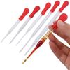9cm/10cm/12cm/15cm/20cm Rubber Head Glass Pipette Glass Dropper Dropper Transfer Medicine Dropper