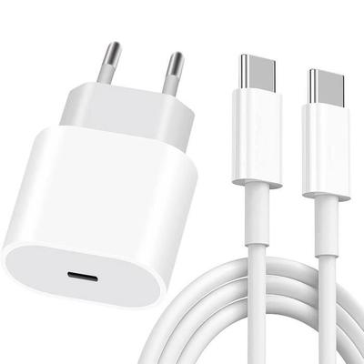 Γρήγορος φορτιστής - USB-C - 25W - Καλώδιο 20W - 1M - Συμβατό με iPhone 17/16/15