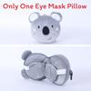 Cute Cartoon Ushaped Pillow With Water Crystal Fabric For Home And Travel