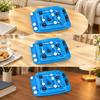 Rotating Fourin1Row Game Board TwoPlayer Set FamilyFriendly for Families, Adults,