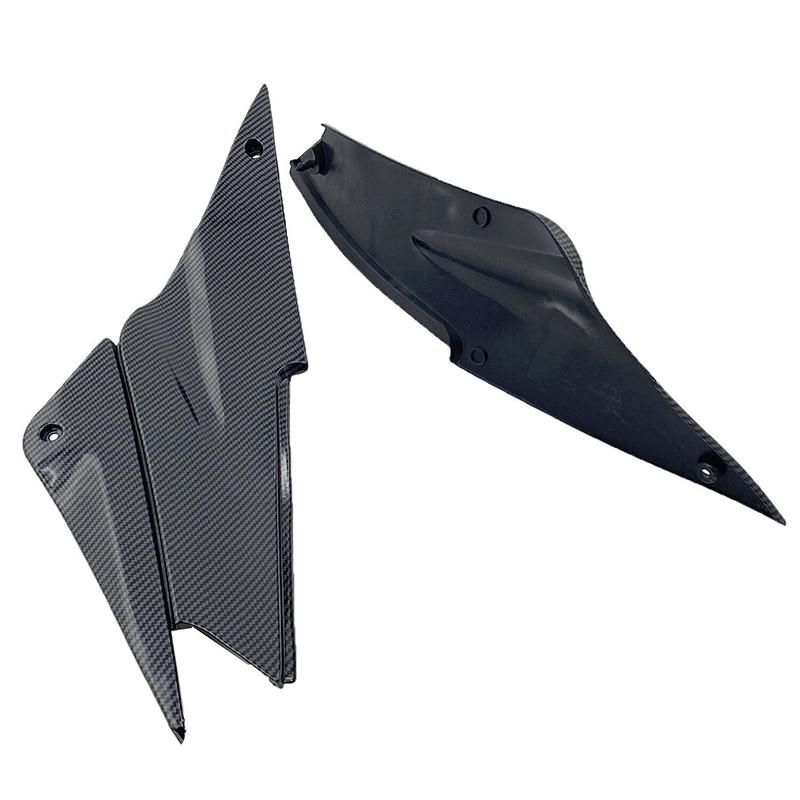 Carbon Fiber Motorcycle Rear Lower Seat Trim Side Fairing Cover Panel Bodywork for Kawasaki Ninja ZX6R ZX636 2005 2006