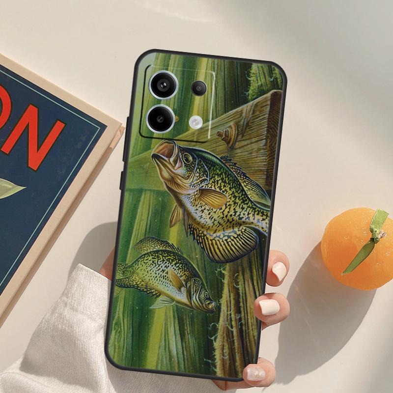 Art Fishing Lure Funda For Xiaomi Redmi Note 14 13 Pro 9 10 11 12 9S 10S 11S 12S Redmi 13C 10C 12C 14C Case
